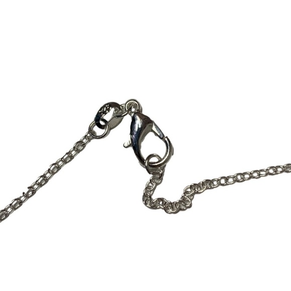 Natural silver pearl necklace - Picture 3 of 3